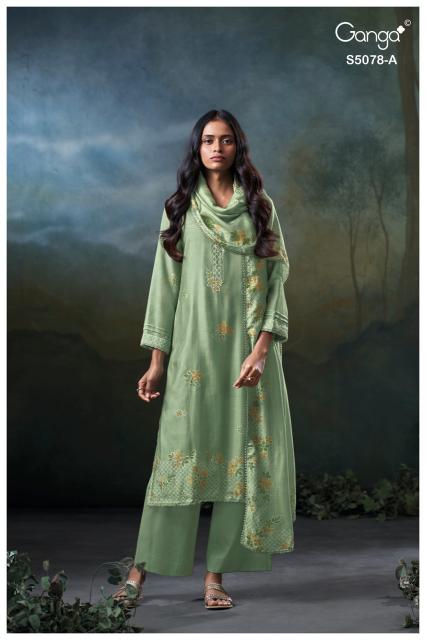 Ganga fiana 5078 dress materials wholesale